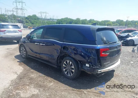 2024 Honda Odyssey Ex-L from USA, damaged, VIN 5FNRL6H61RB000002